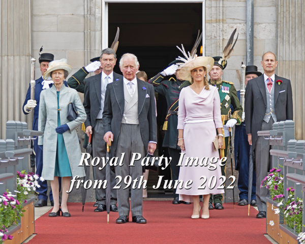 Commemorative 2022 Royal Garden Party Framed Photograph - Image 9