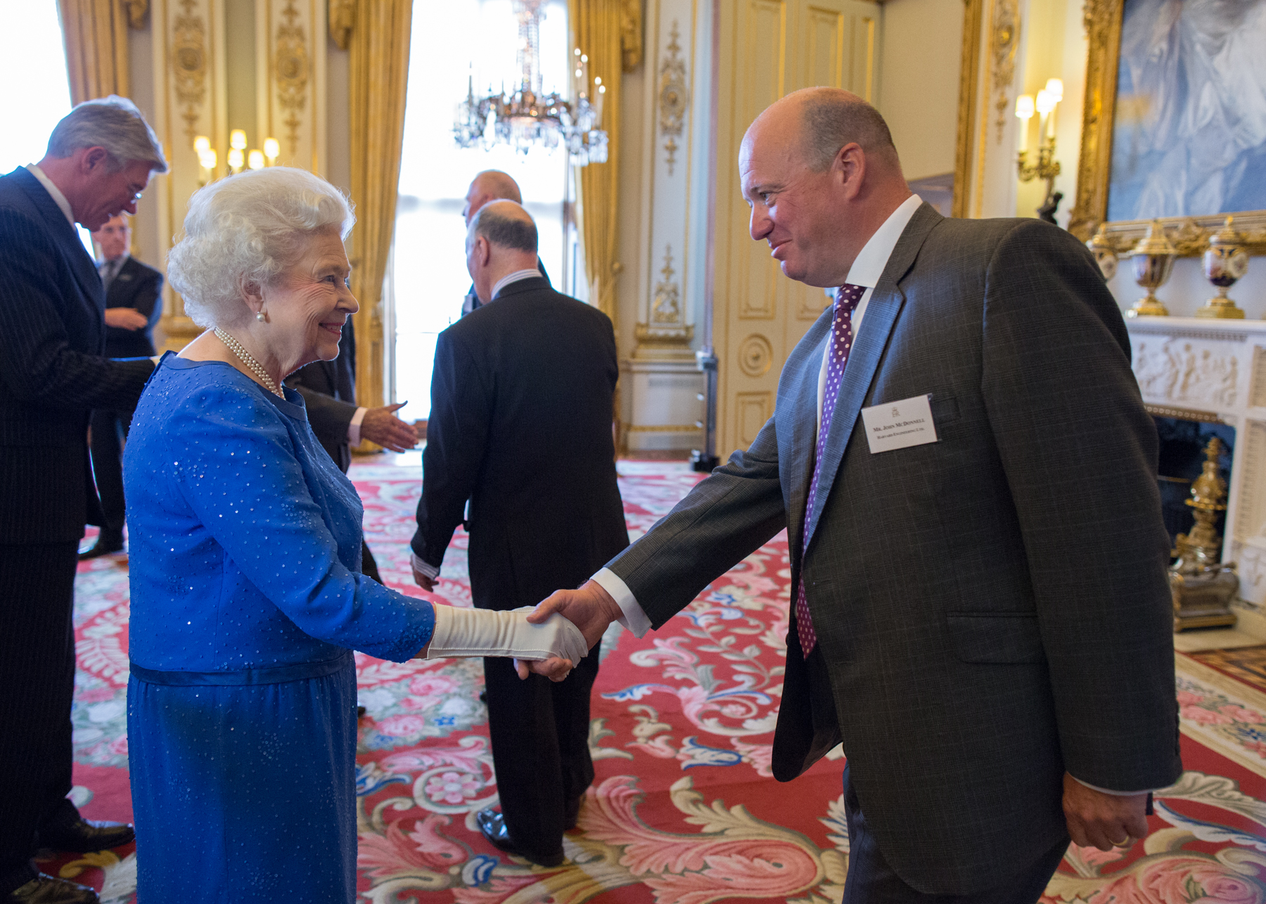 Reception Photograph from Buckingham Palace