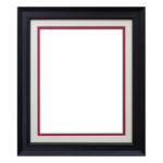 Sculpted Black Frame Image