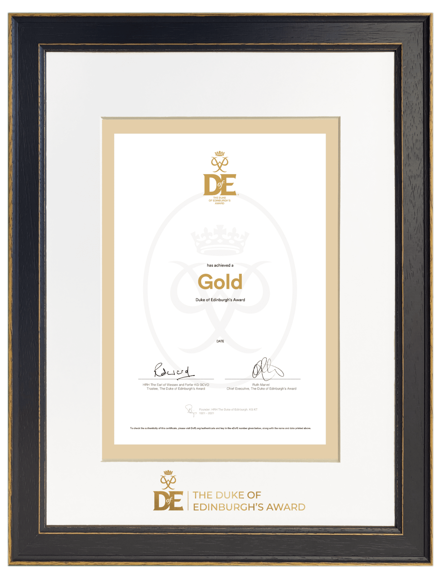 Frame and Mount to Hold your A4 Certificate