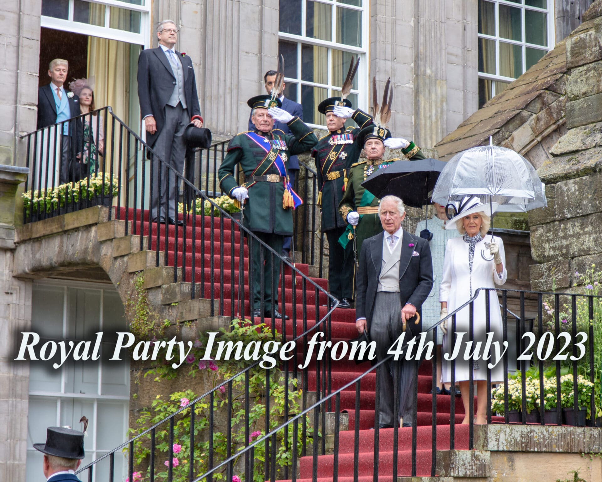 Commemorative 2023 Royal Garden Party Framed Photograph