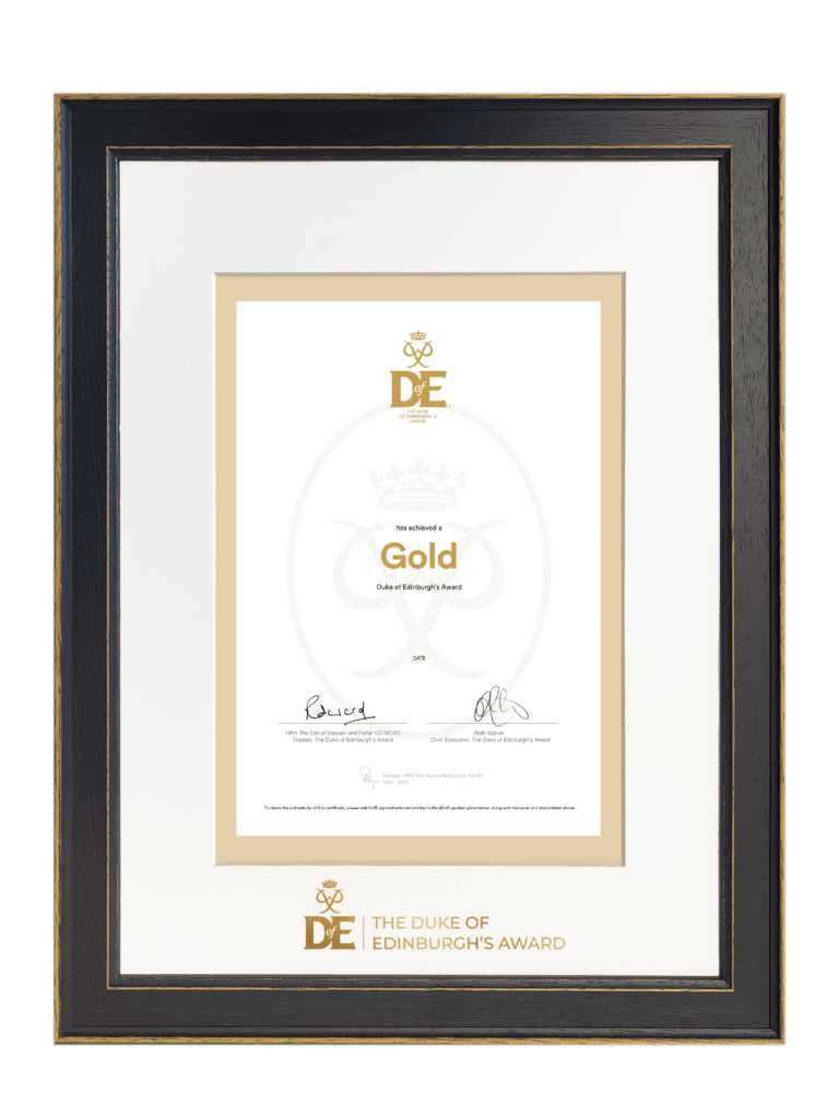 Frame and Mount to Hold your A4 Certificate BCA