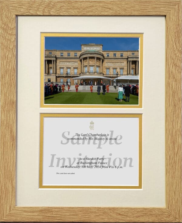 Commemorative 2025 Royal Garden Party Framed Photograph - Twin Aperture